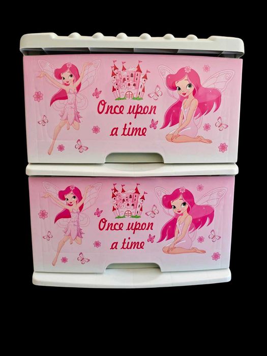 Розов Пластмасов шкаф за детска стая! Детско обзавеждане! За момиче