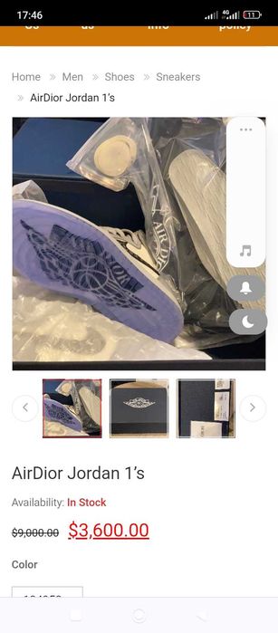 Nike dior djordun