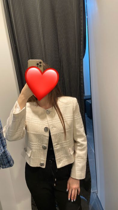 Продам твидовый пиджак mango