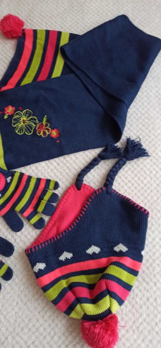 Комплект Orchestra шапка, шал, ръкавици