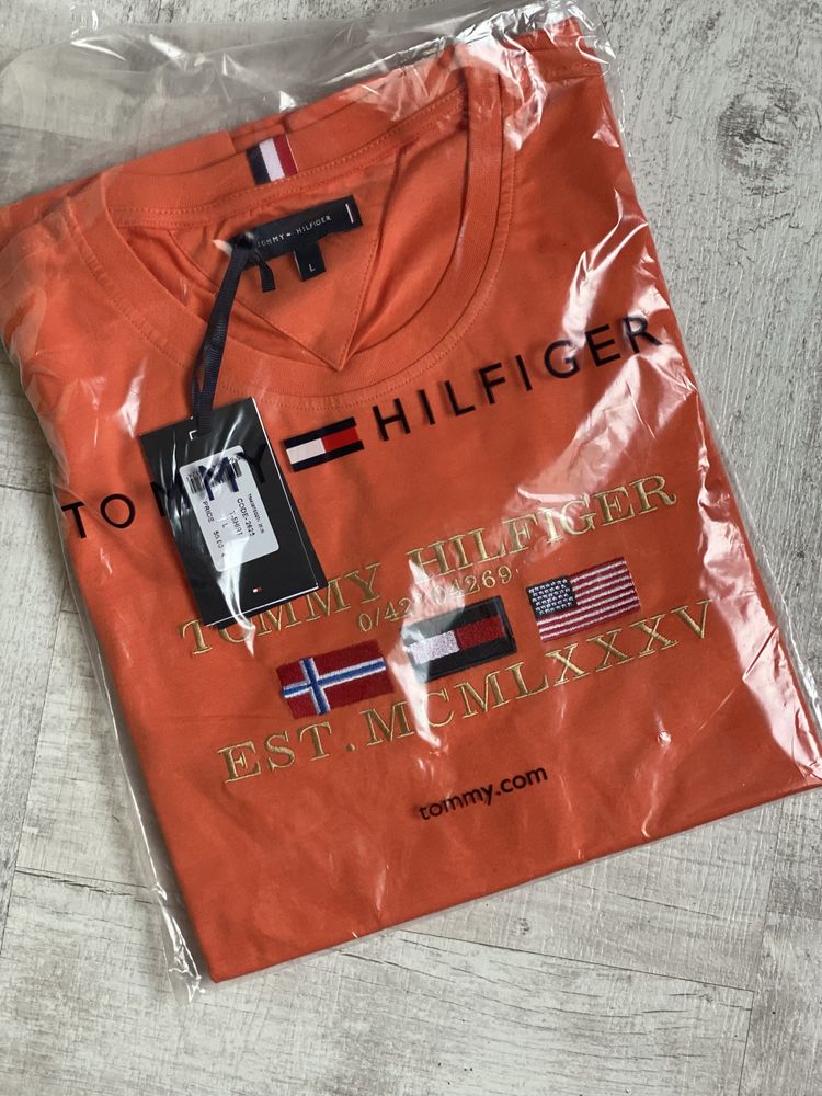 Tricou Tommy M XL  orange