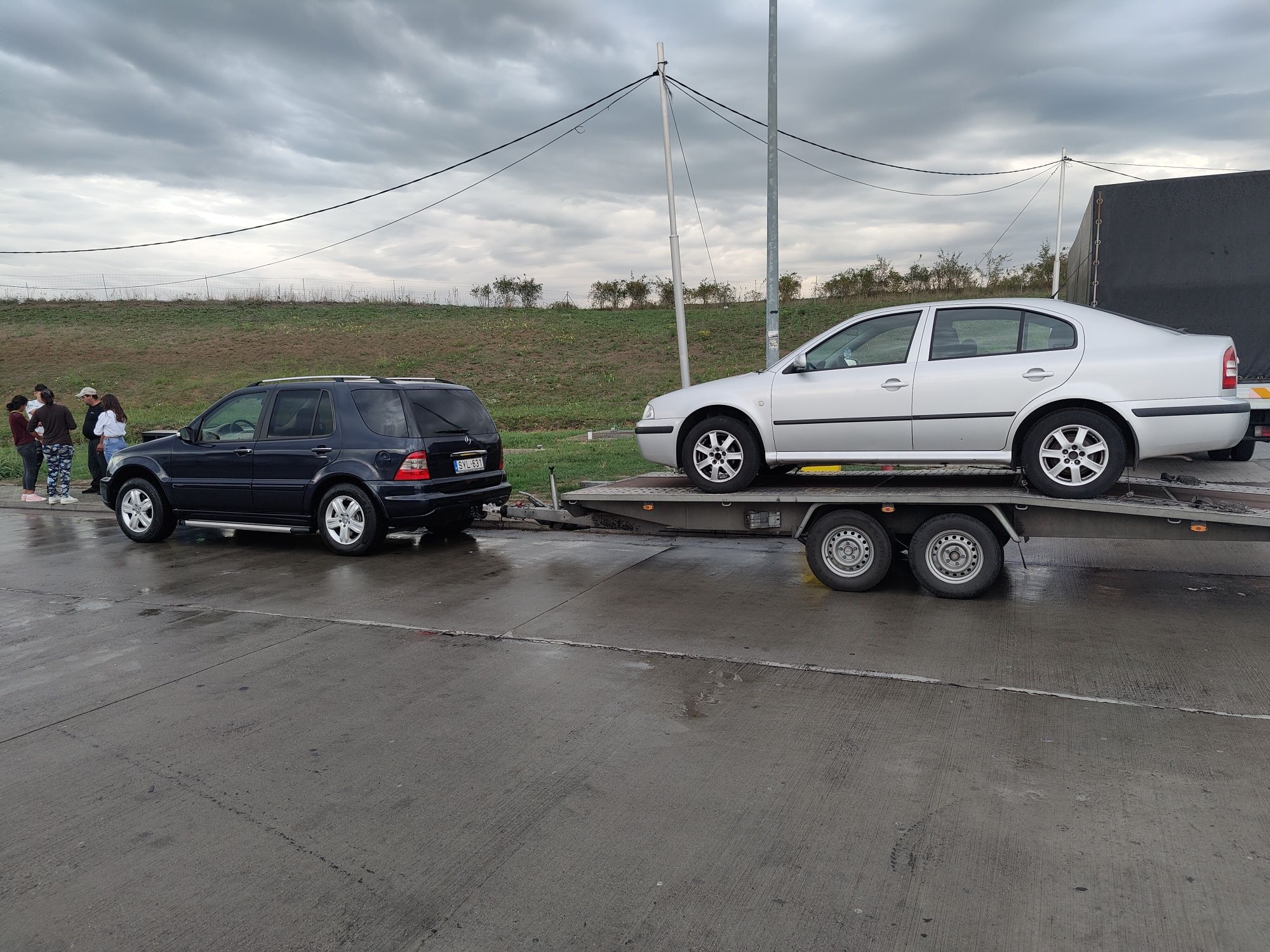 Tractari depanari platforma auto non stop Arad Ungaria