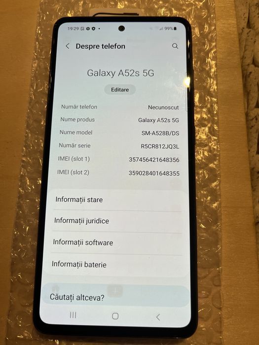 Samsung Galaxy A52S 5G 128GB Black ID-gkd024