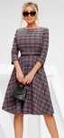 Rochie casual in carouri Athmosfere marimea 38