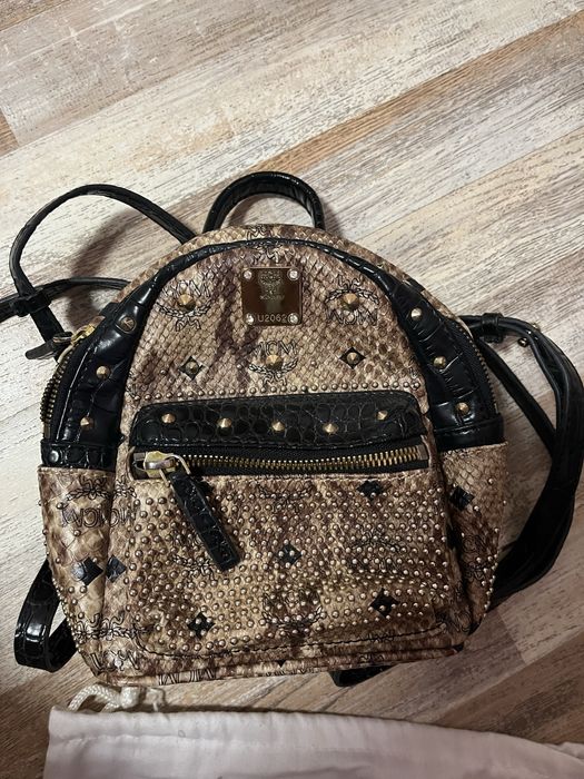 Чанта оригинал borbonesse раница mcm