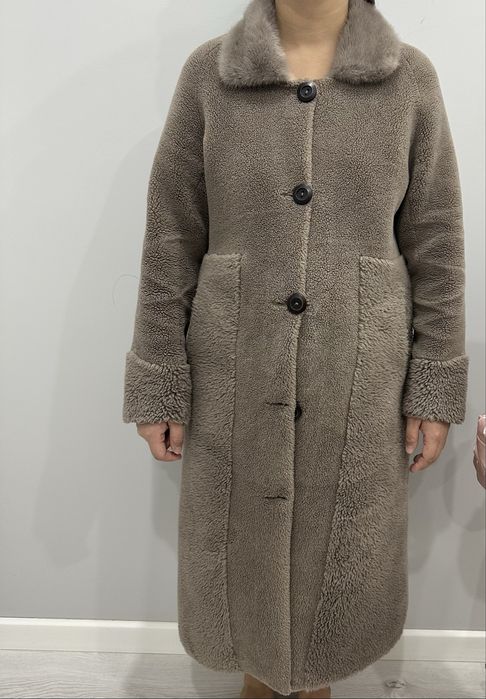 Пальто тедди теплый