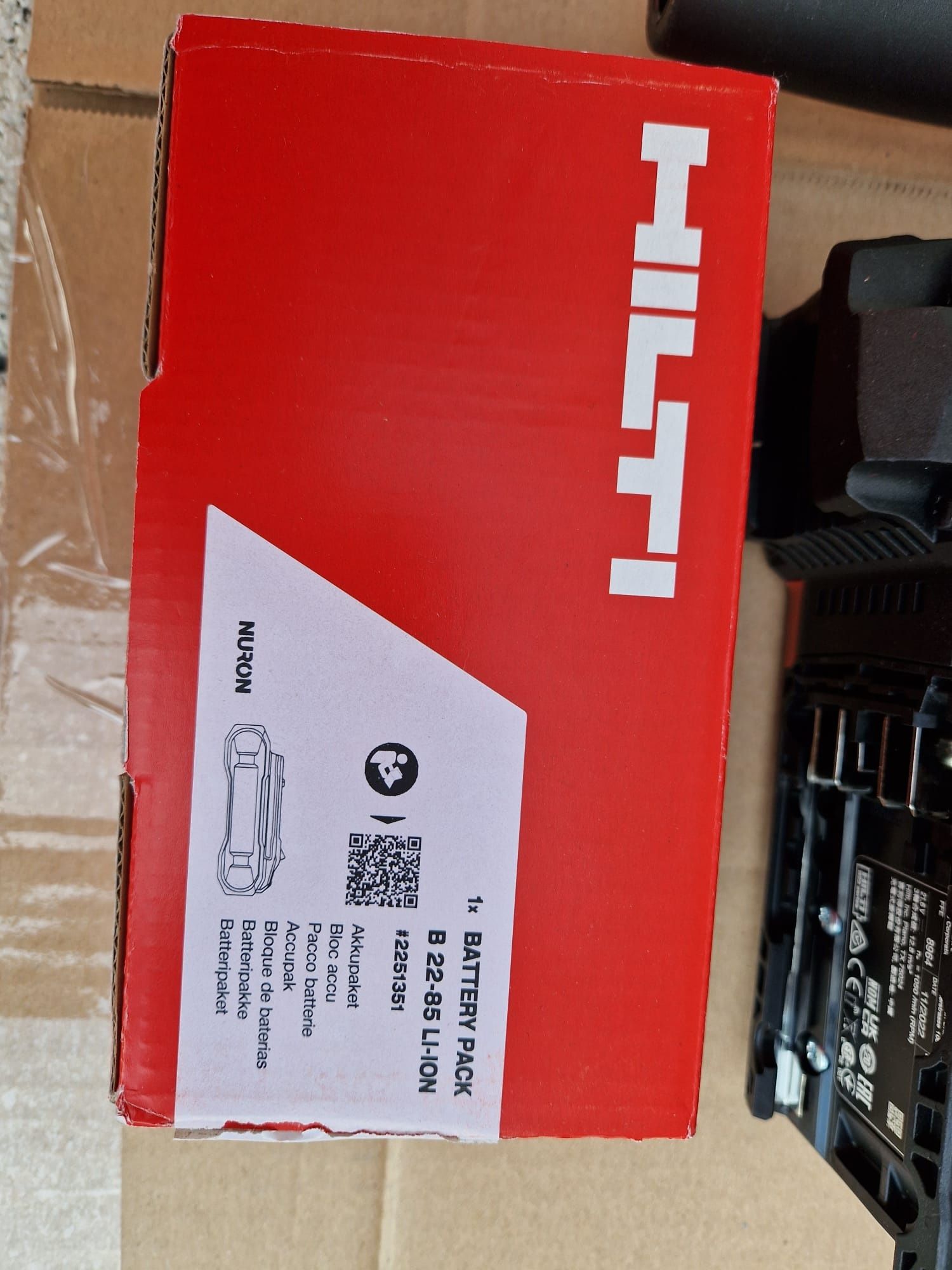 Hilti Nuron rotopercutor.