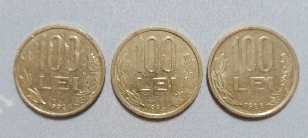 Vând monede 100 lei