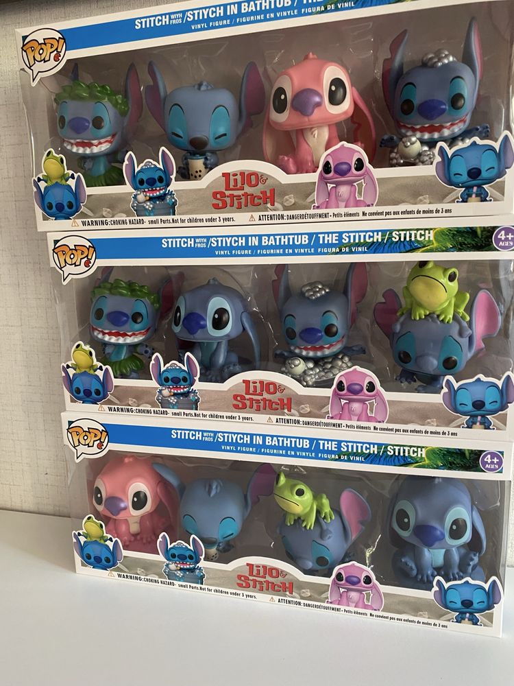 Комплект фигурки Stitch, Стич  - 4 броя
