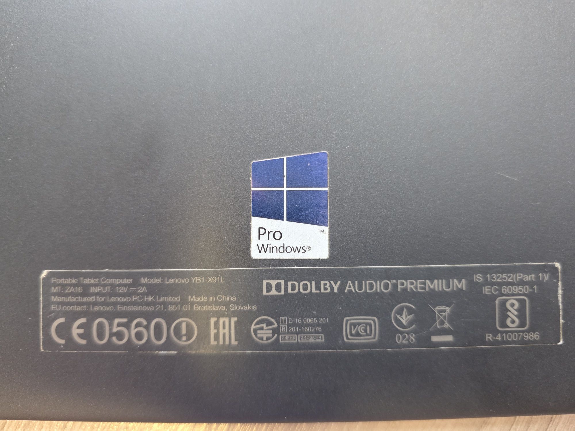 Lenovo Yoga XB1-Y91F