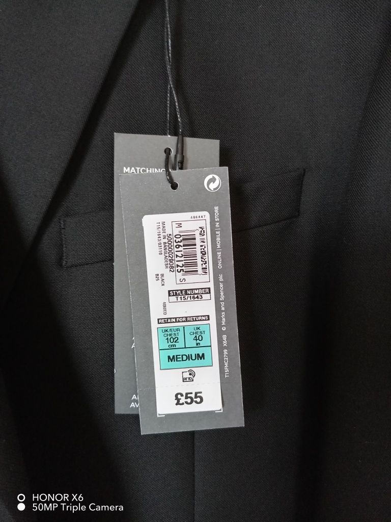 Мужской костюм двойка Marks & Spencer