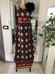 Rochie vara superba elastica cu accesoriu..sau nu M-L