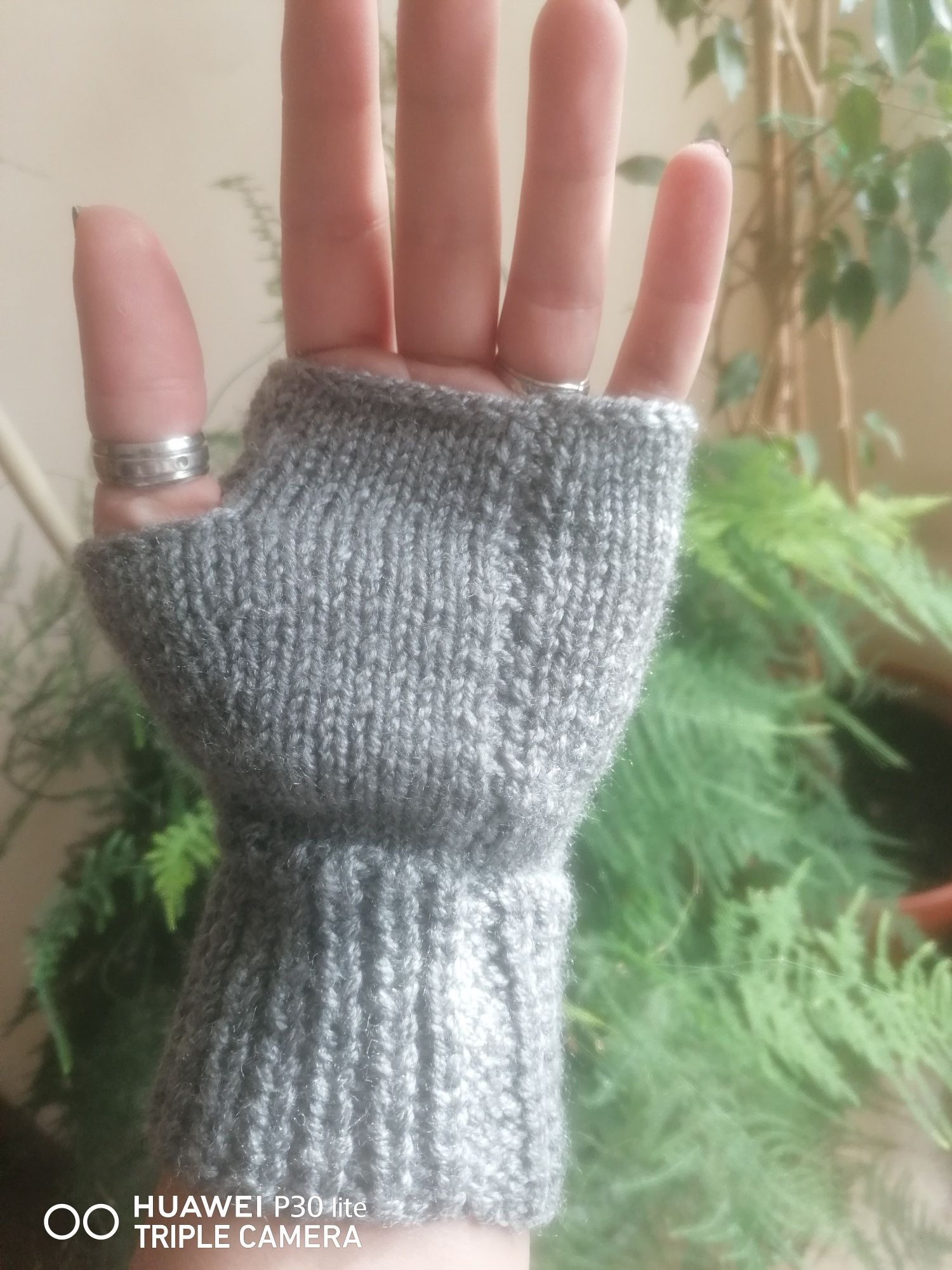 Плетени ръкавички без пръсти