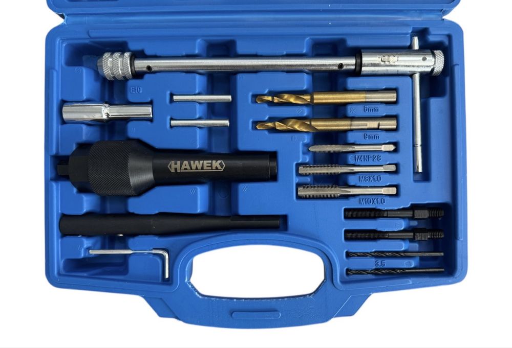 Комплект за демонтаж на скъсани подгревни свещи 8мм и 10мм HAWEK
