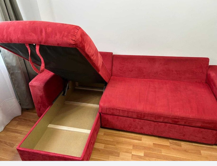 Canapea colțar extensibilă