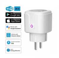 Смарт Контакт / Smart Plug WiFi / Smart Home Google Home /Alexa 20A