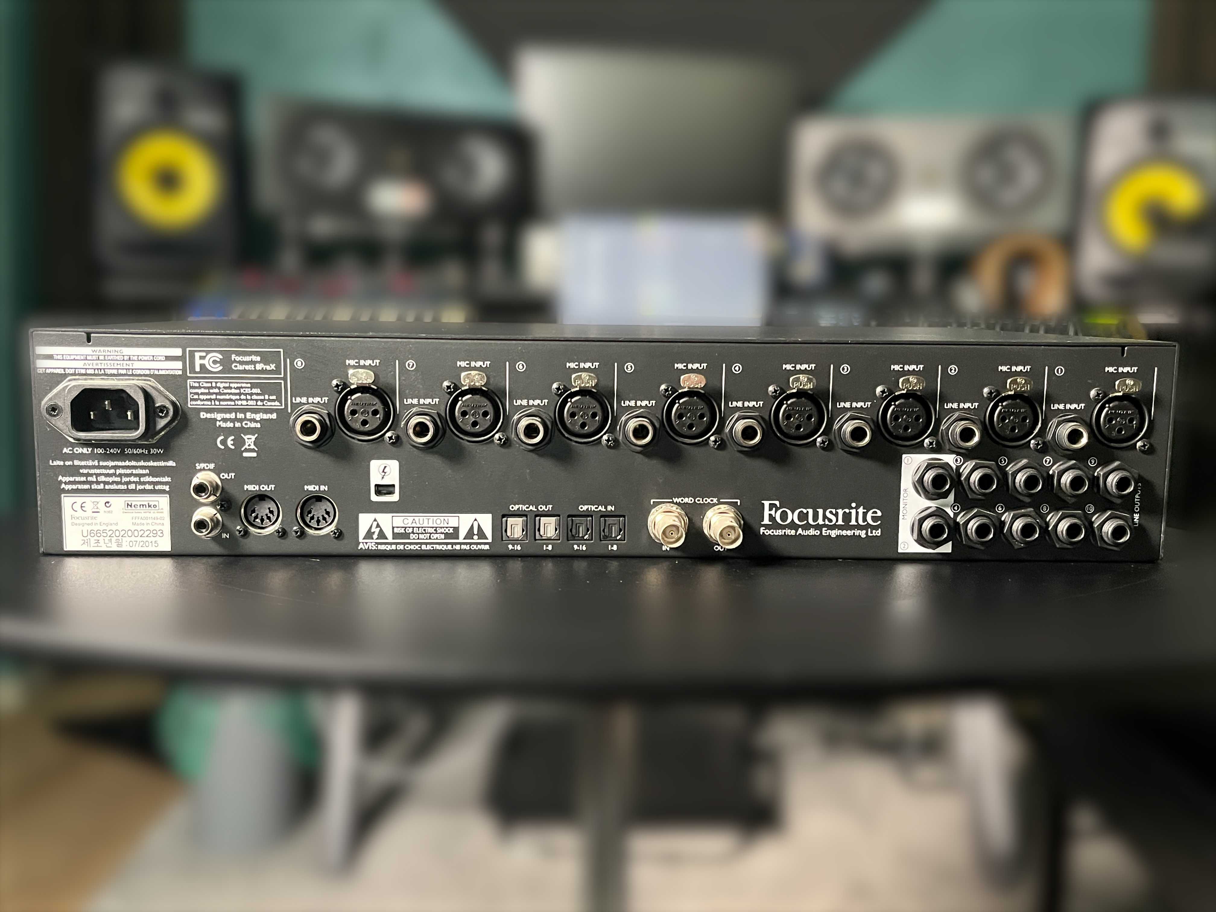 Focusrite Clarett 8Pre X