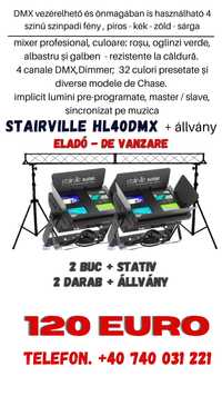 Lumini scena StairVille HL40DMX 2 buc + stativ