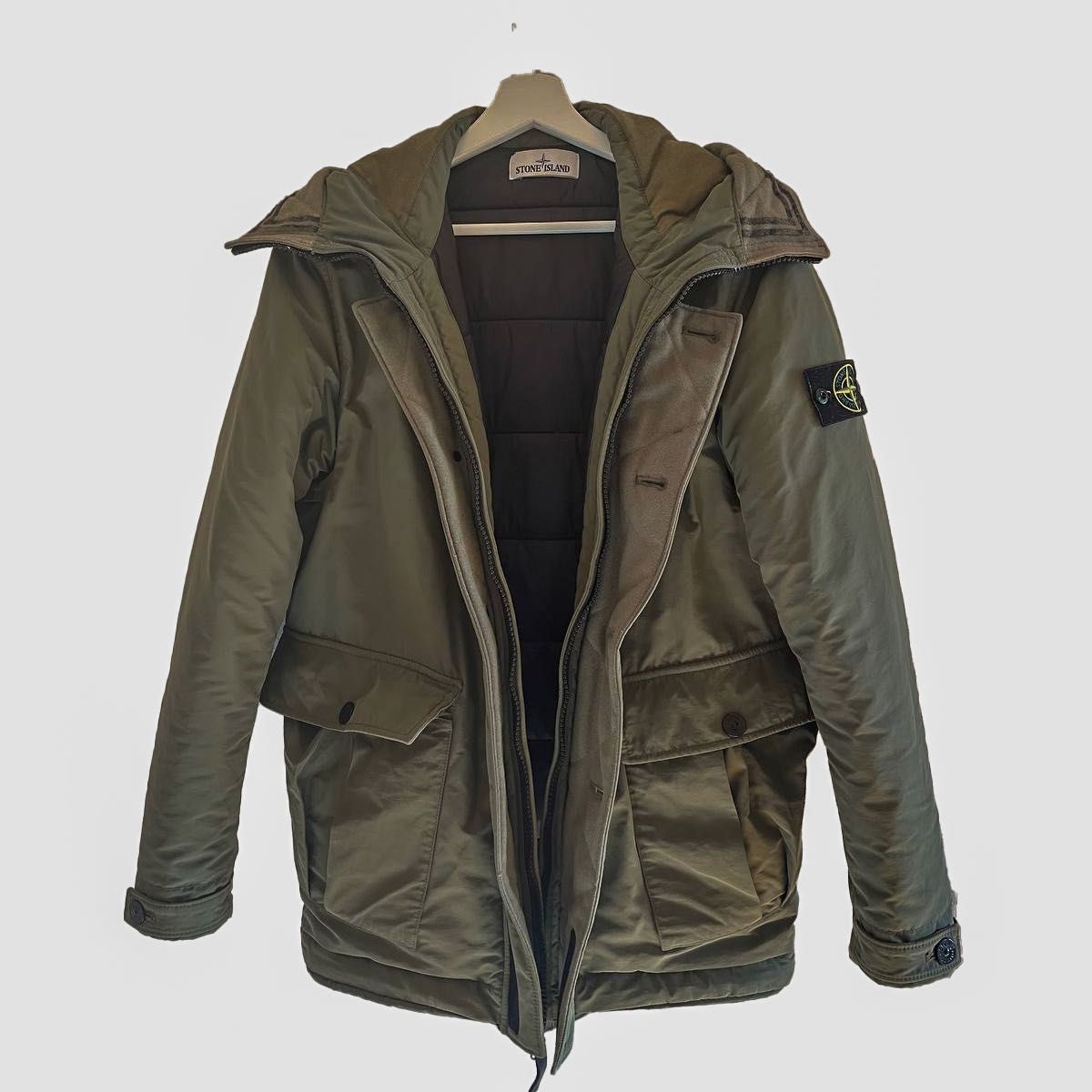 Stone Island Military Green Micro Reps Primaloft Jacket