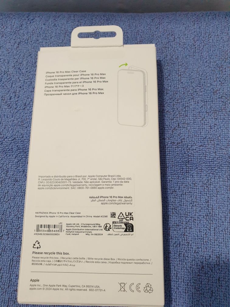 Husă transparentă Iphone 16 ProMax
