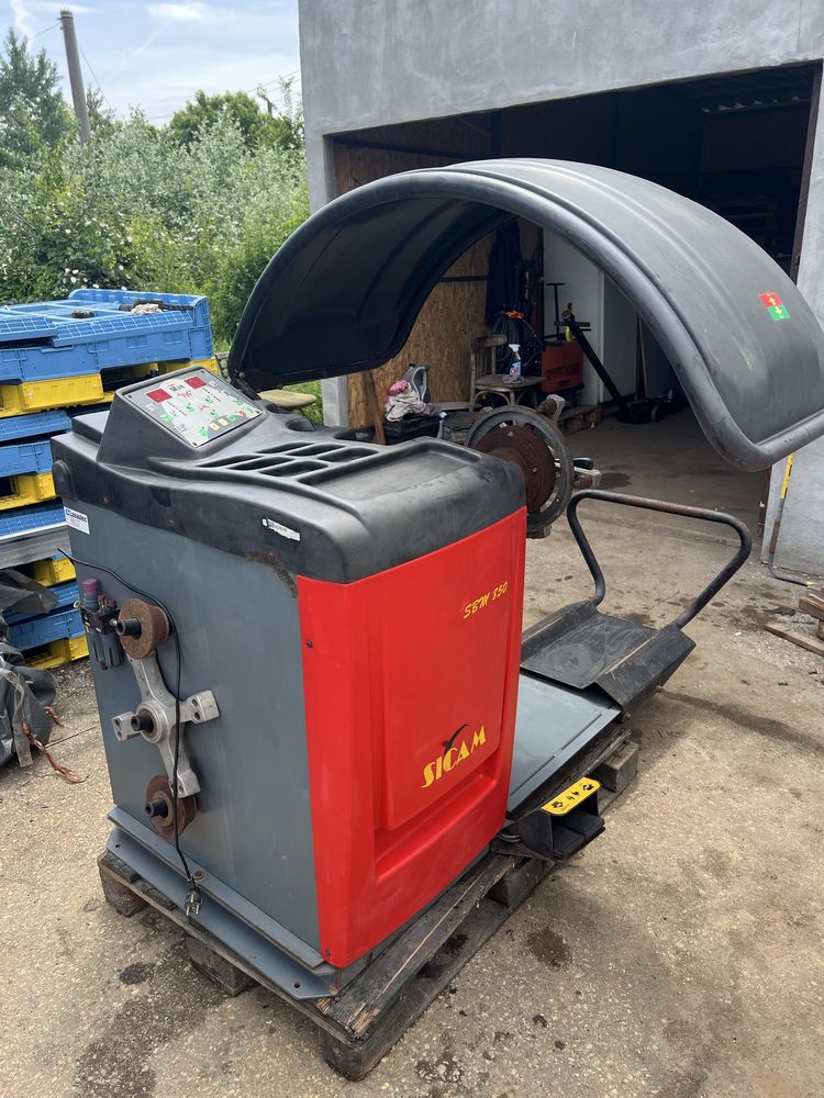 Masina, aparat echilibrat roti camioane, SICAM SBM 850,
