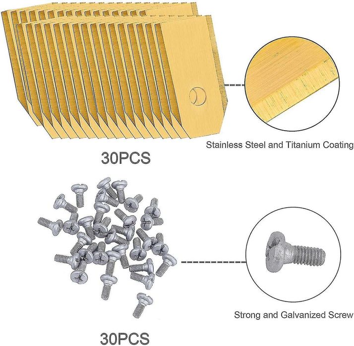 Lame din oțel inoxidabil pentru tuns iarba Husqvarna