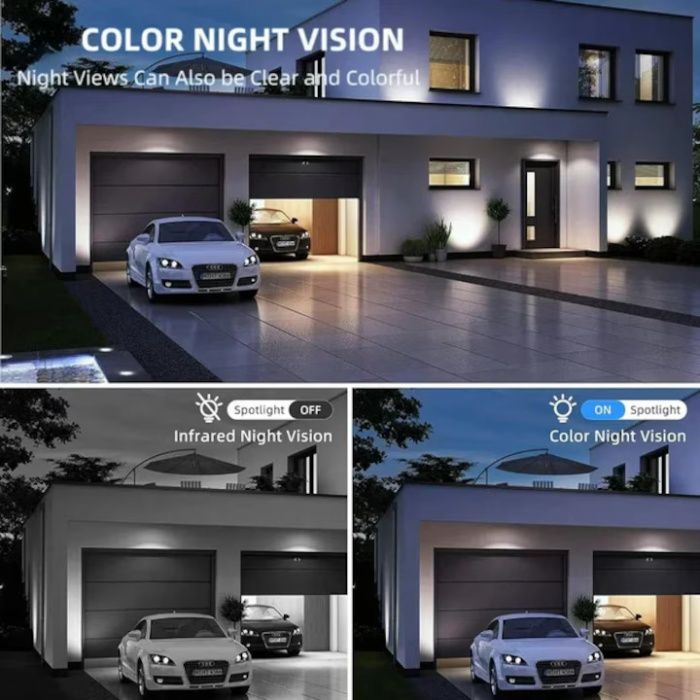 Camera de Supraveghere Wi-fi 12Mp Tripla 2K