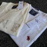 2 tricouri noi Abercrombie & Fitch