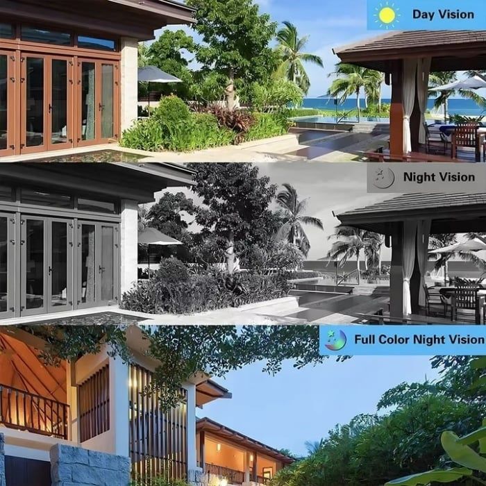 Camera de Supraveghere Wi-fi 12Mp Tripla 2K