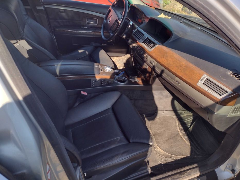 BMW 745il,в движение,кожен салон