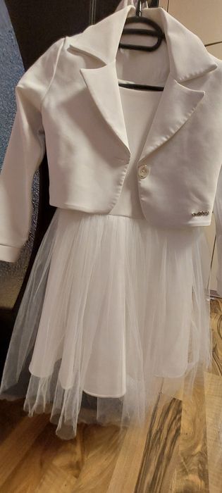 БЕЗПЛАТНА ДОСТАВКА!Комплект официална рокля със сако рр 6г.и 7г.