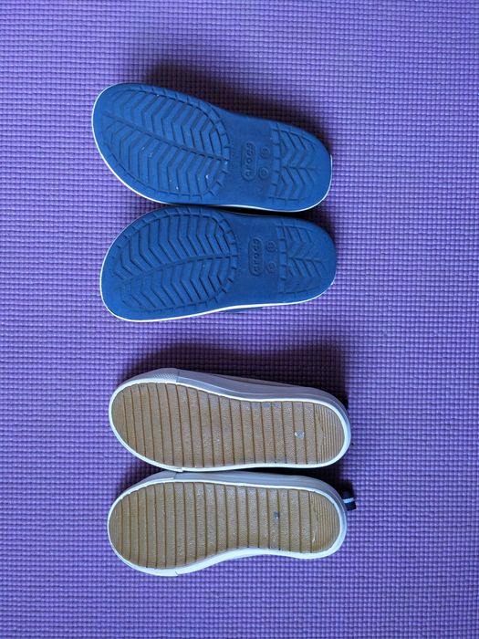Crocs 29 и гуменки H&M 28
