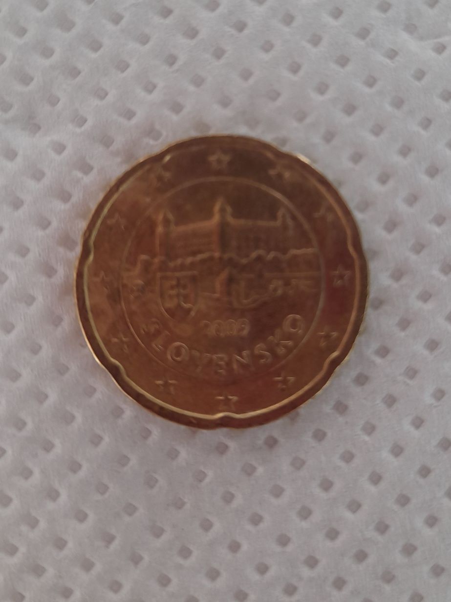 Moneda 20 euro centi an 2009