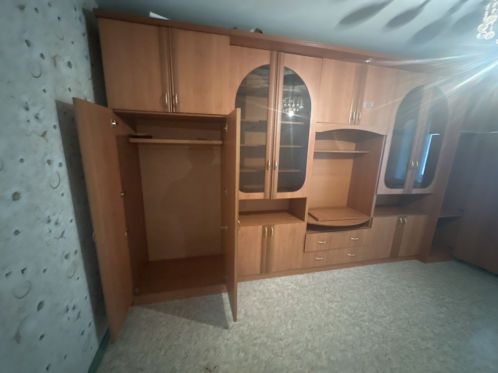 Стенка из лдсп цвета вишня