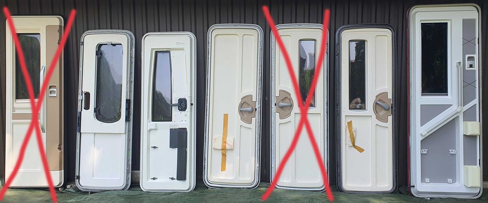 7 usi de rulota si autorulota, inclusiv toc, NOI,  import Germania