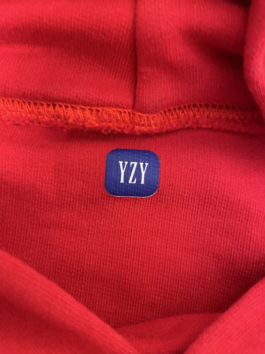 Yezzy(YZY) Gap hoodie червено М