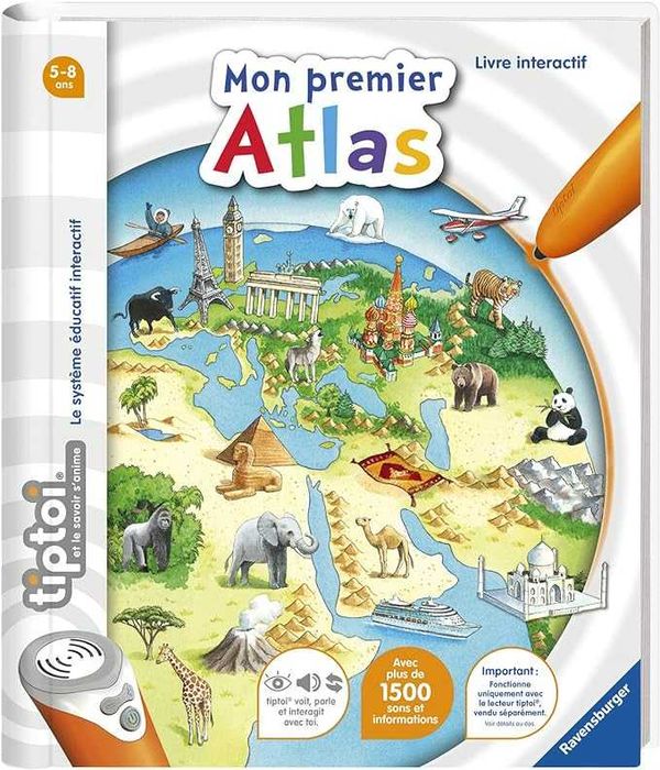Cititor interactiv complet + cartea My First Atlas