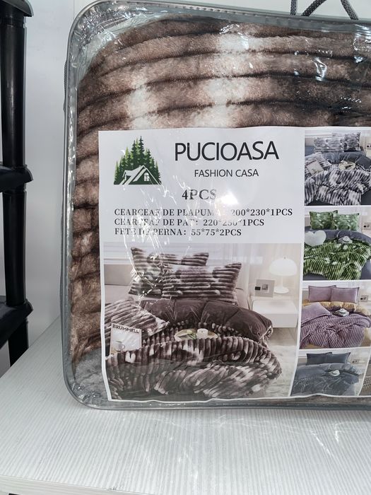 Casa Pucioasa lenjerie pufoasa de pat