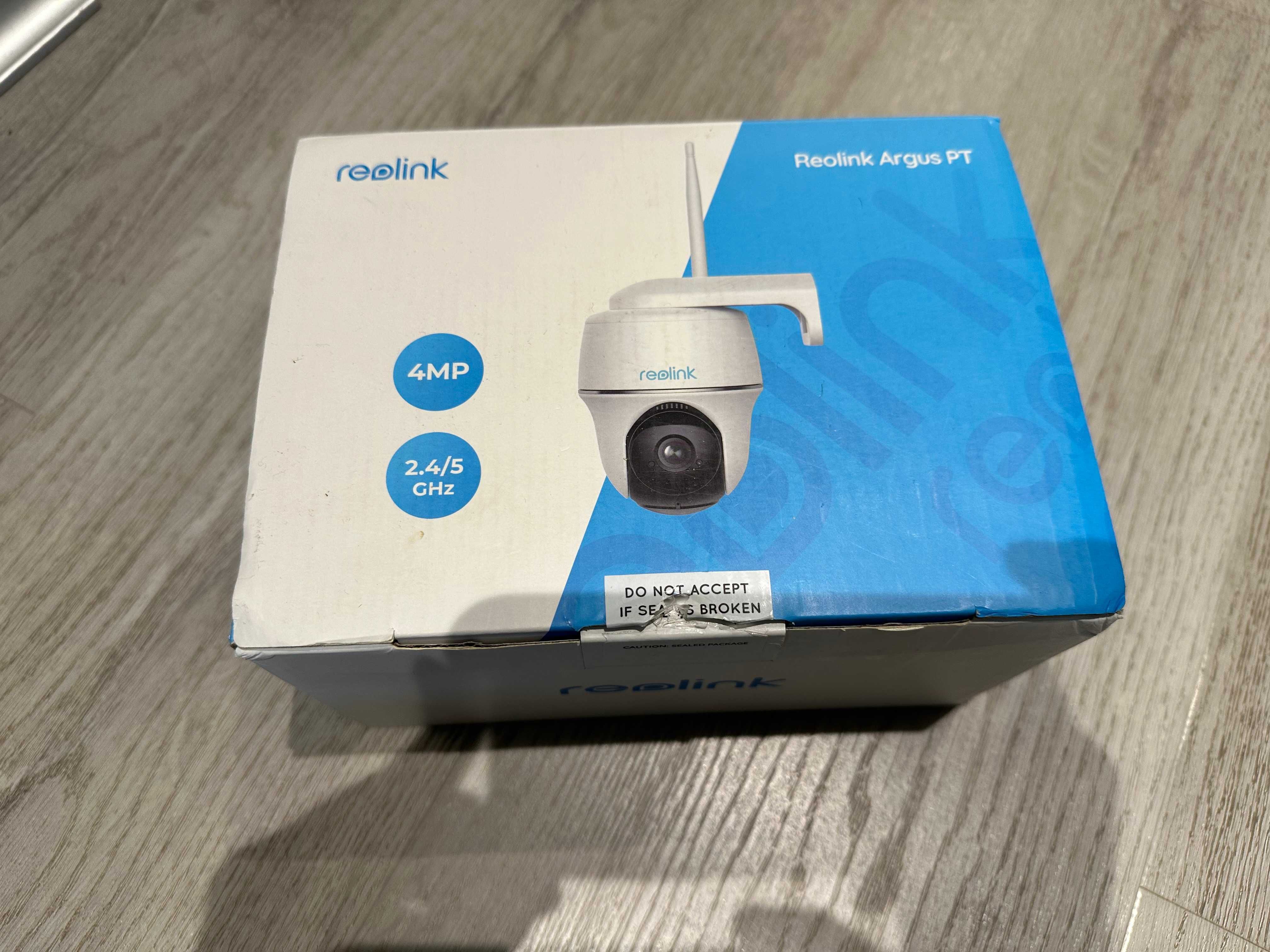 Reolink Argus PT 4MP 2K WiFi Камера с Батерия