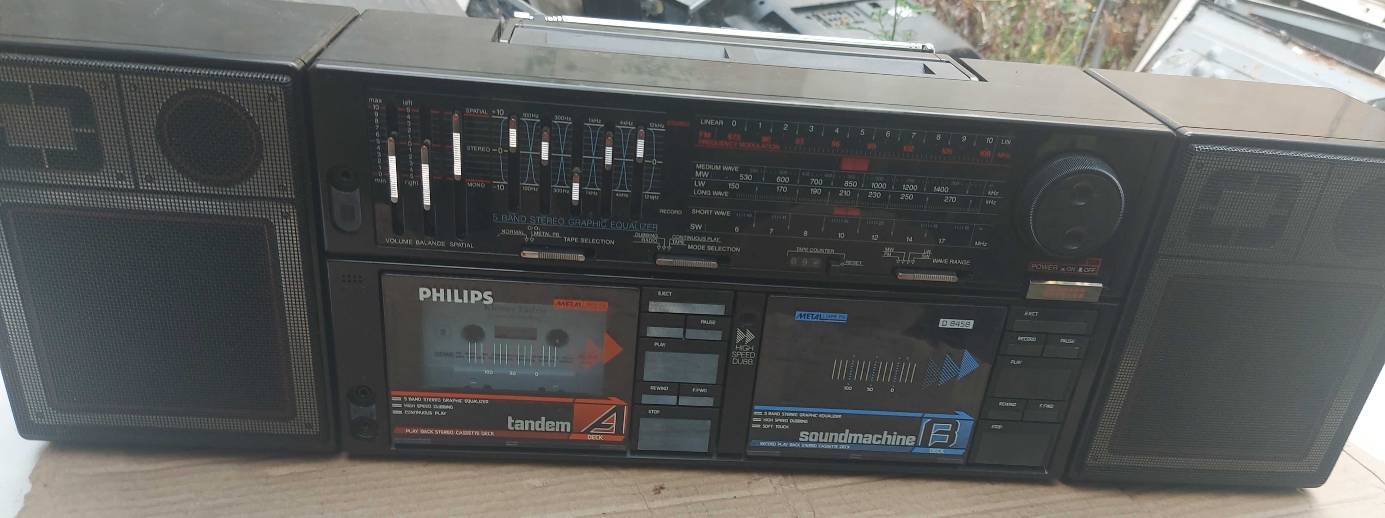 Philips D8458 Tandem Soundmachine Boombox
