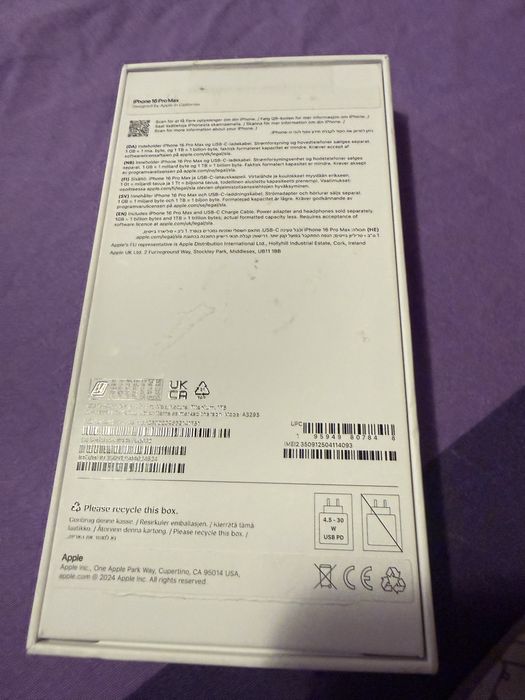 Iphone 16 pro max 1tb