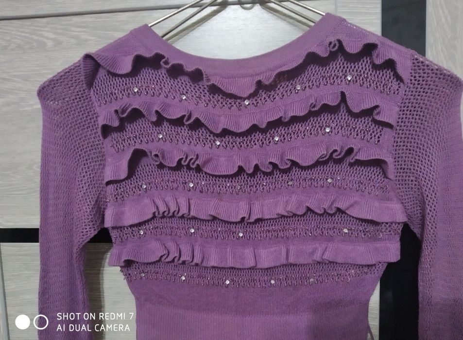 Платье трикотажное женское