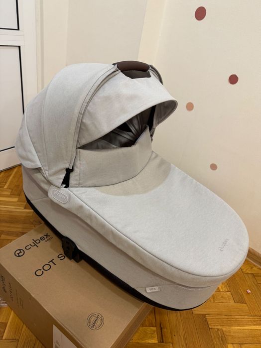 Кош за количка / cybex balios s lux lava gray cot