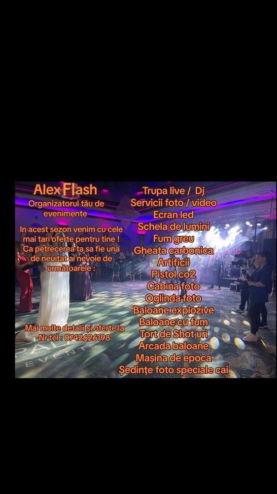 Se inchiriaza ecran led / schela de lumini / scena /