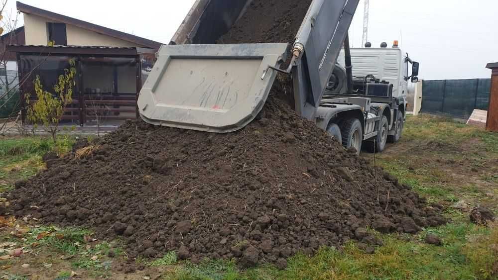 Aduc / Transport Pamant Vegetal De Gradina Sau de Umplutura