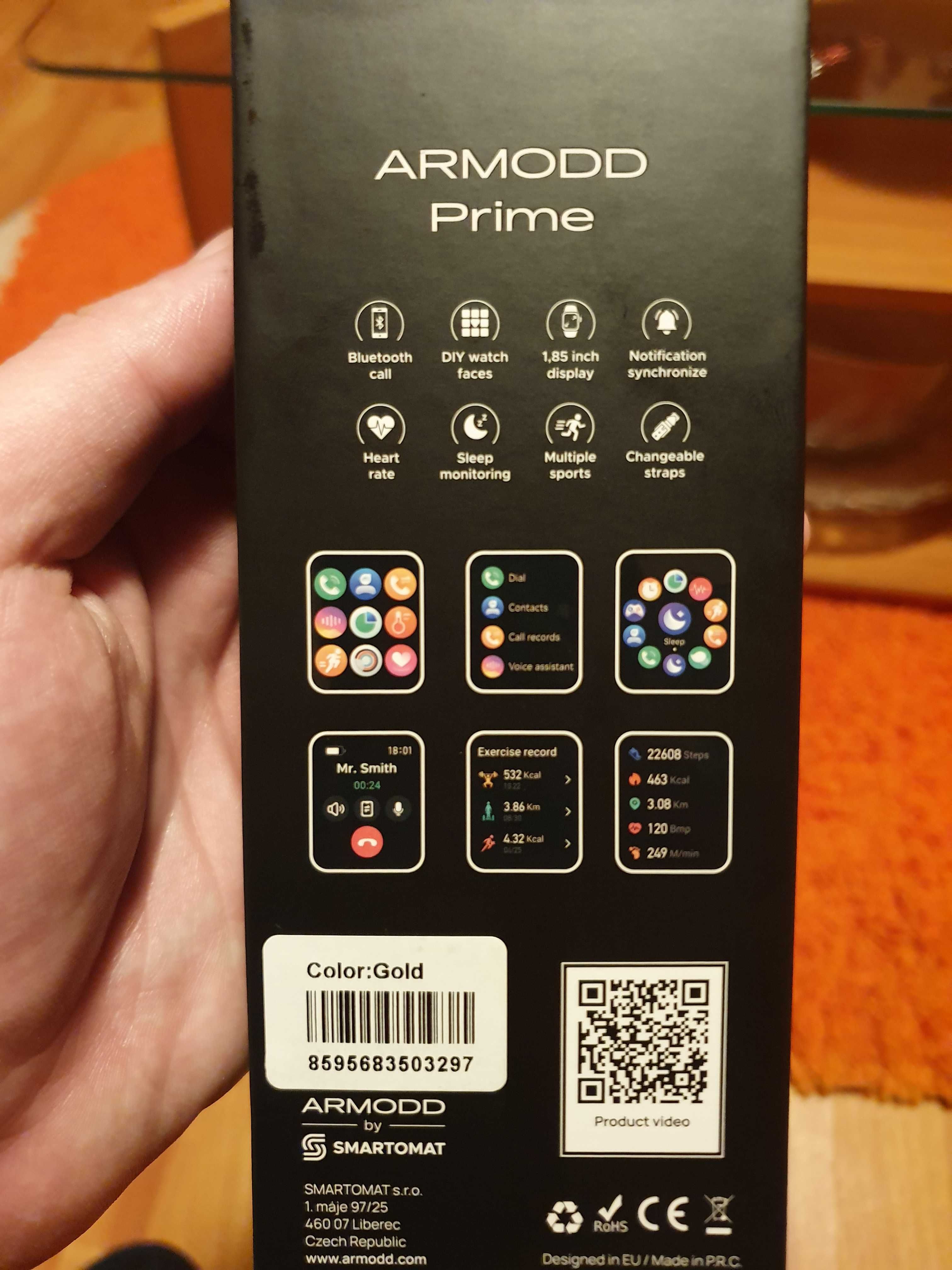 Ceas smartwatch gold