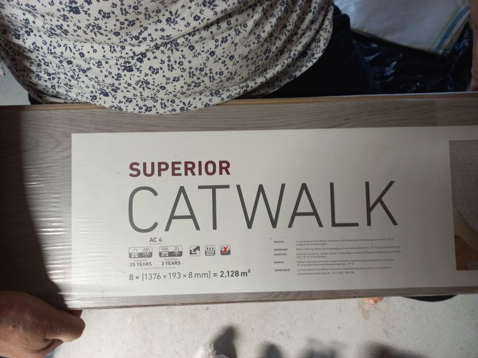 Parchet swiss krono catwalk gri 7 mp