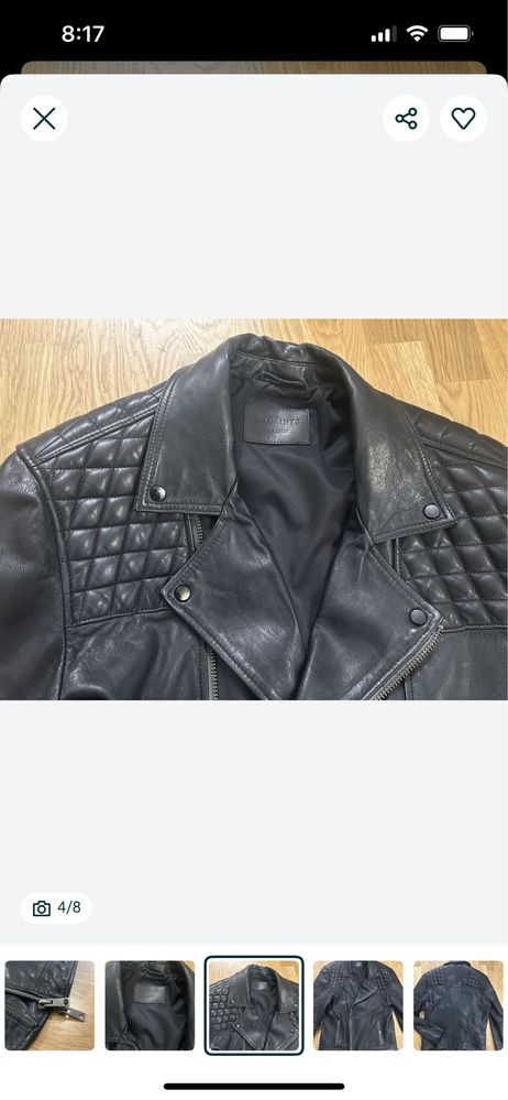 All Saints Conroy /Kushiro/ XXL кожено яке