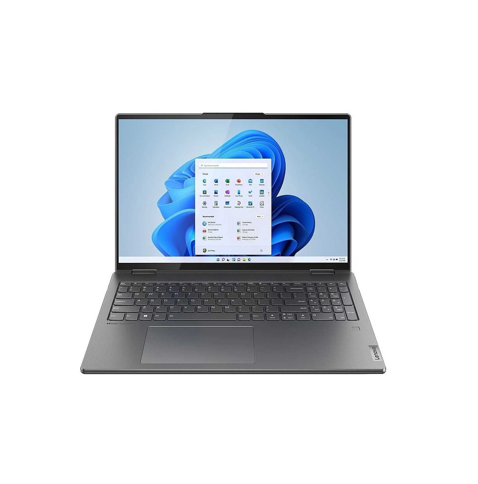 %*Ноутбук Lenovo Yoga 16 AMD R5-7535U/8GB DDR4/512GB/16.0" WUXGA x360