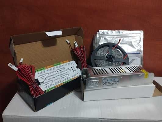 Kit iluminat inteligent cu senzori reglabili 3 distante max 32 scari